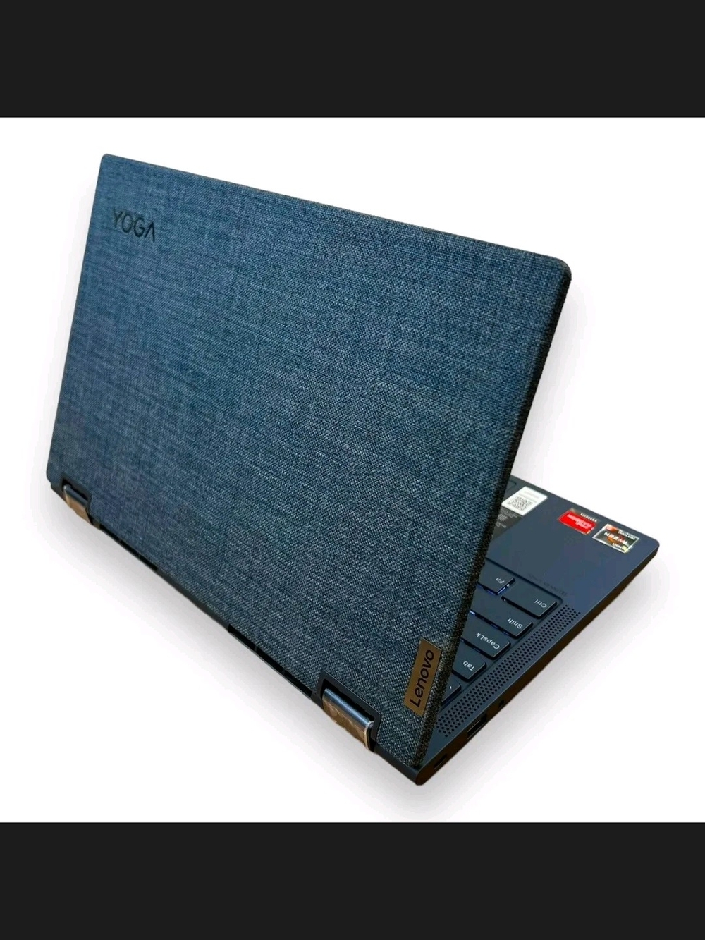 Lenovo Yoga Convertible Laptop in Blue Fabric